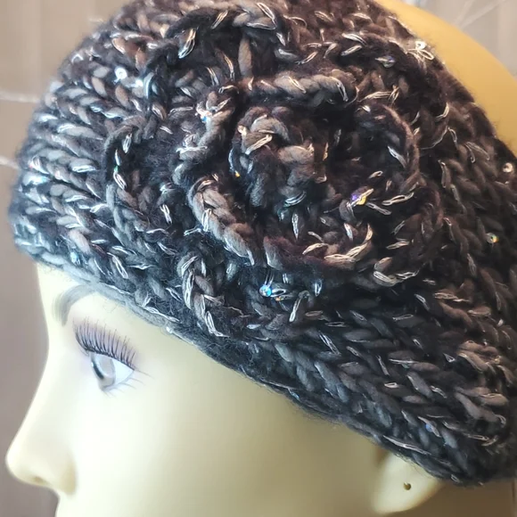⛸️2- WOMENS KNIT WINTER HEADBANDS EAR WARMERS⛸️ - Picture 4 of 9